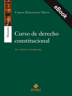 cover image of Curso de derecho constitucional